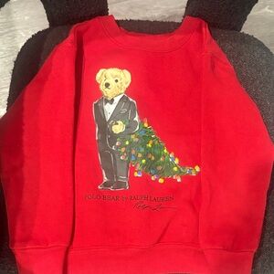 Ralph Lauren PoloBear Holiday Sweatshirt
message4 2day shipping/additional cost